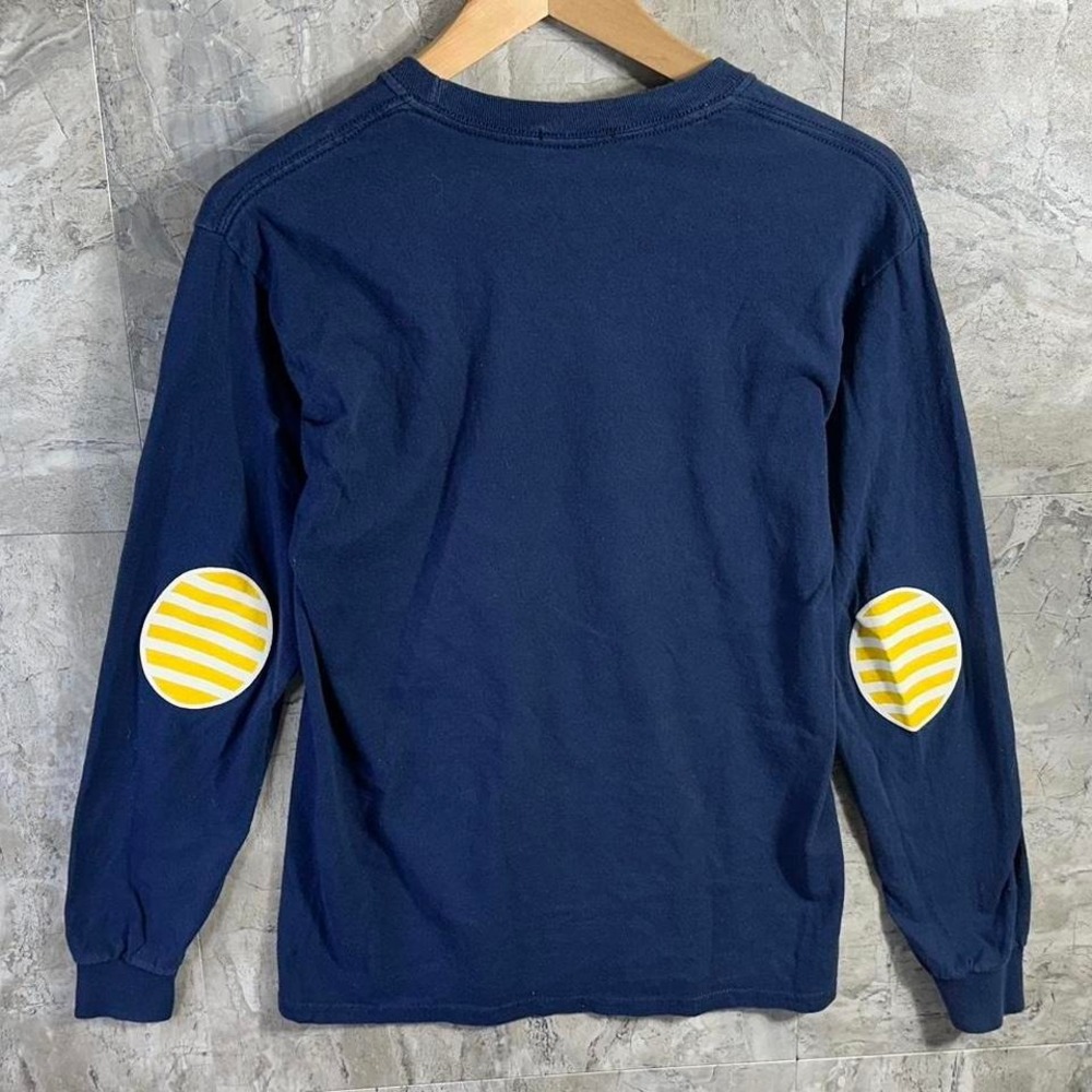 West Virginia Mountaineers navy blue long sleeve shirt Mens Size S #college - Picture 5 of 7